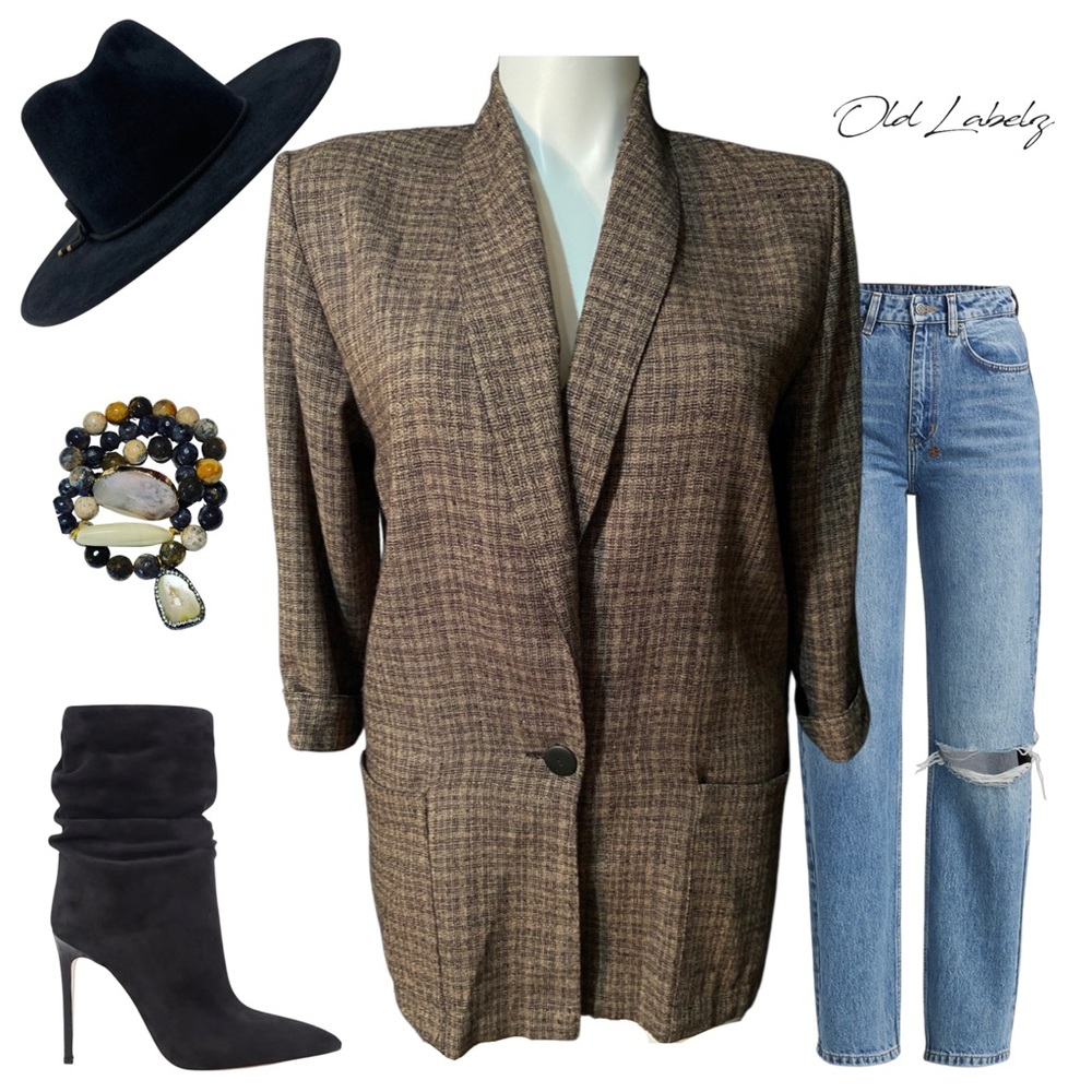 Vintage Oversized Statement Blazer - image 1